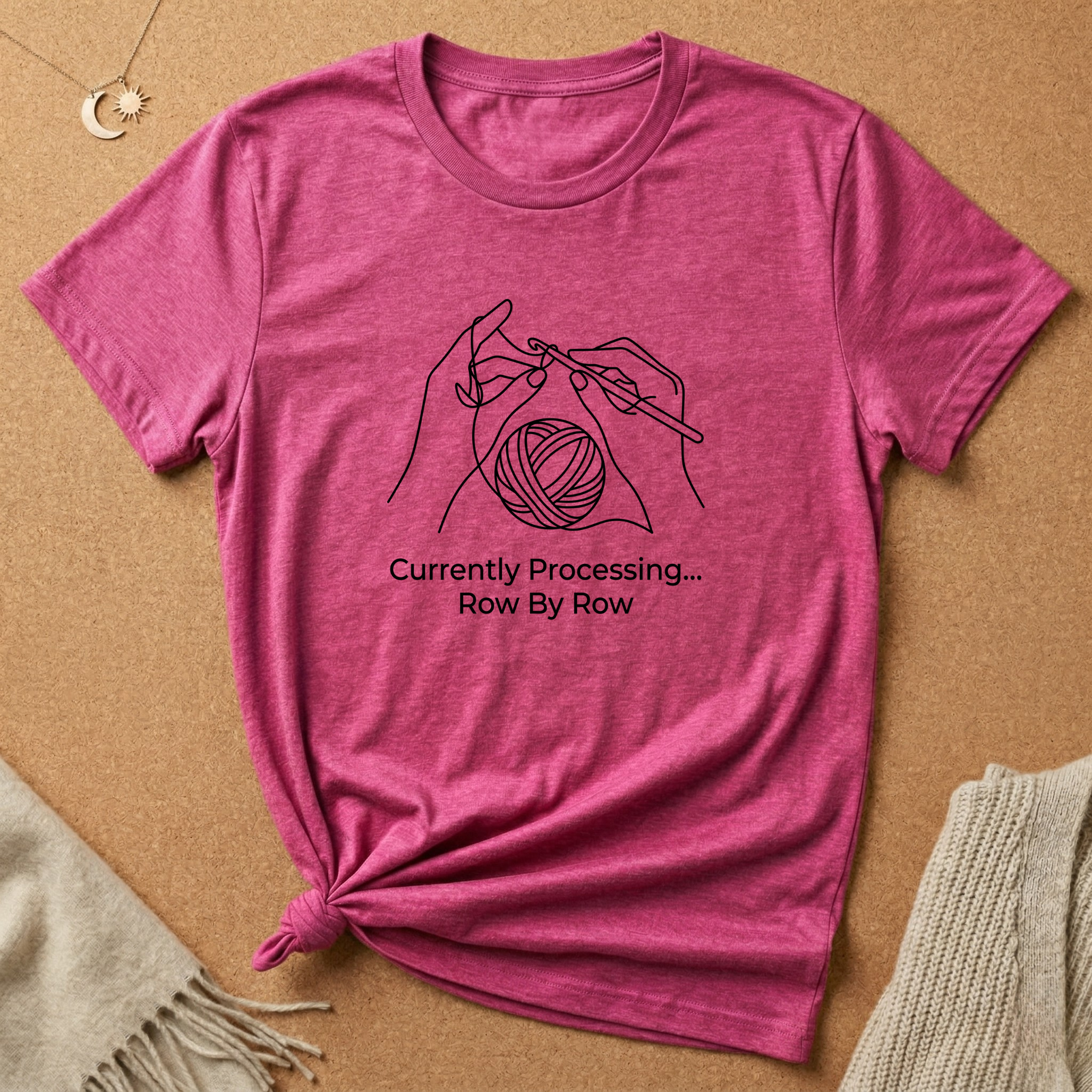 Processing Row by Row Crochet Tee