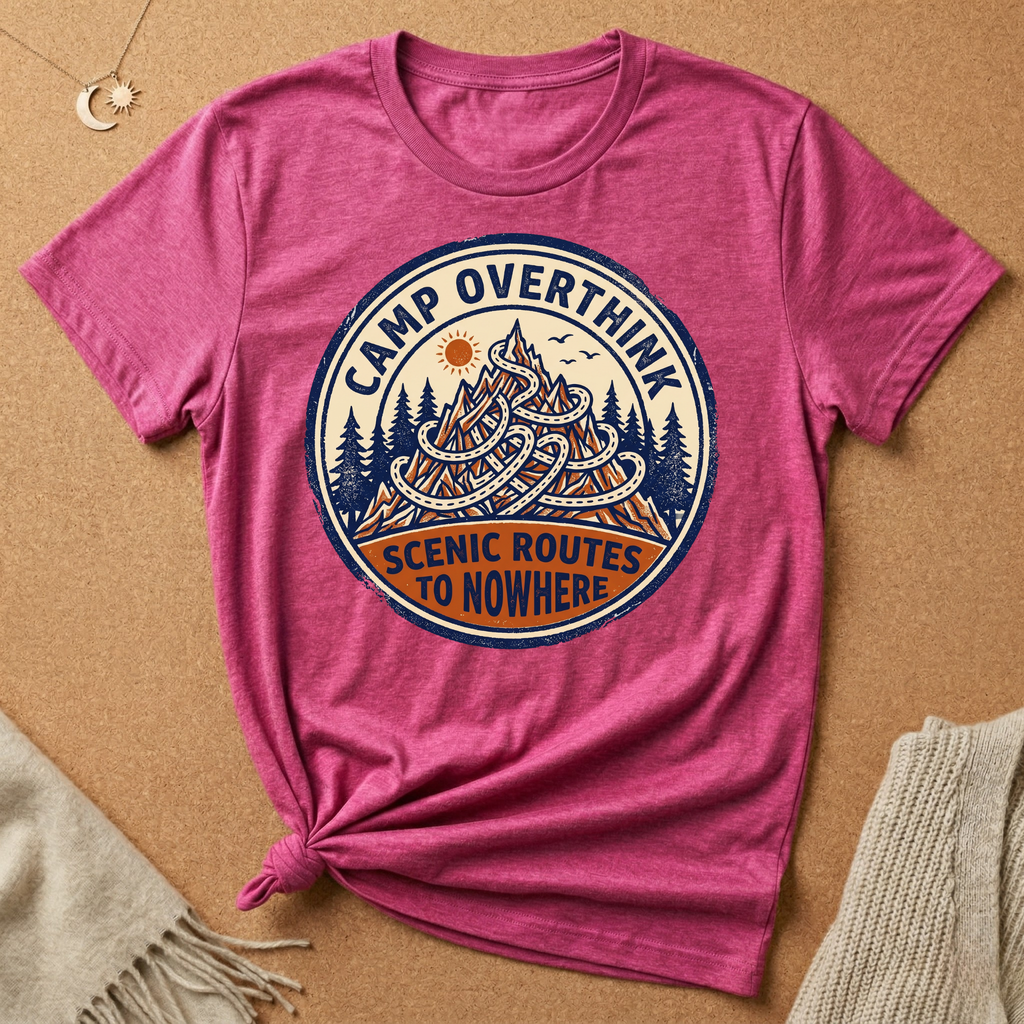 Camp Overthink Scenic Routes to Nowhere Tee