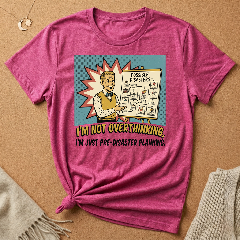 I'm Not Overthinking, I'm Just Pre-Disaster Planning Tee