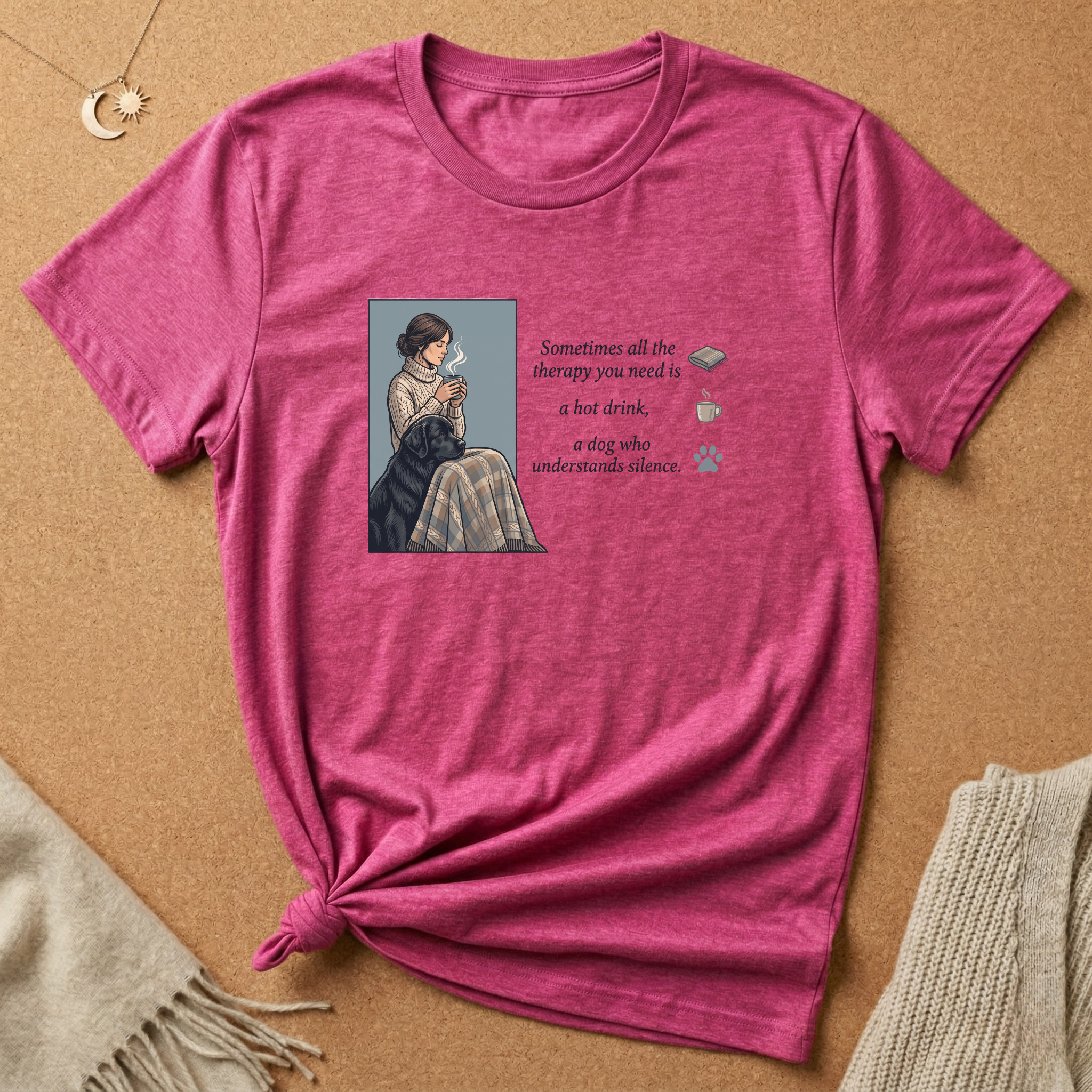 All the Therapy You Need Dog Tee