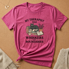 Whiskers and Boundaries Cat Tee