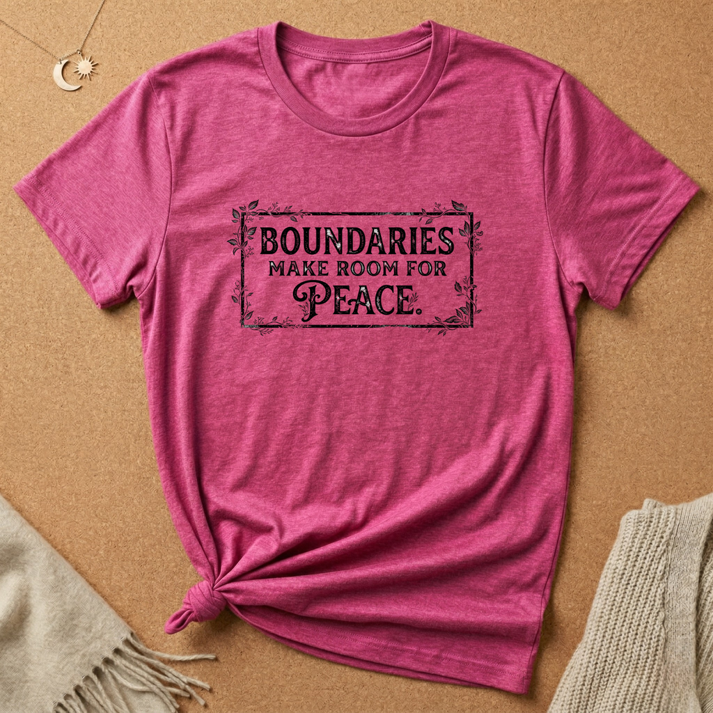 Boundaries Make Peace Tee