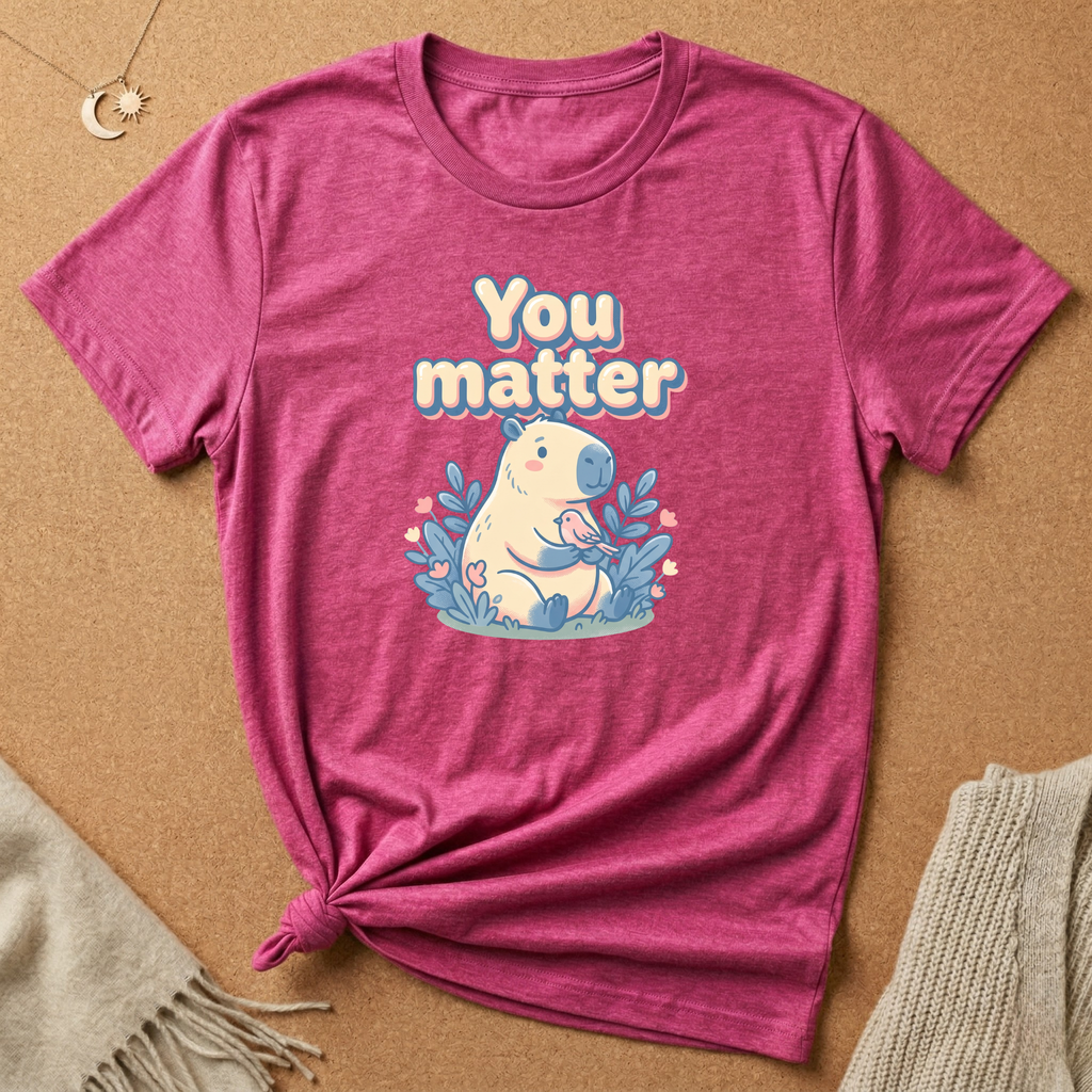 You Matter with Capybara Tee