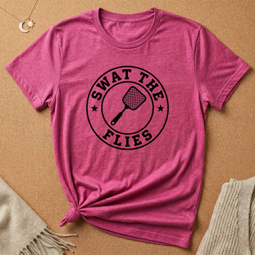 Swat the Flies Badge Tee