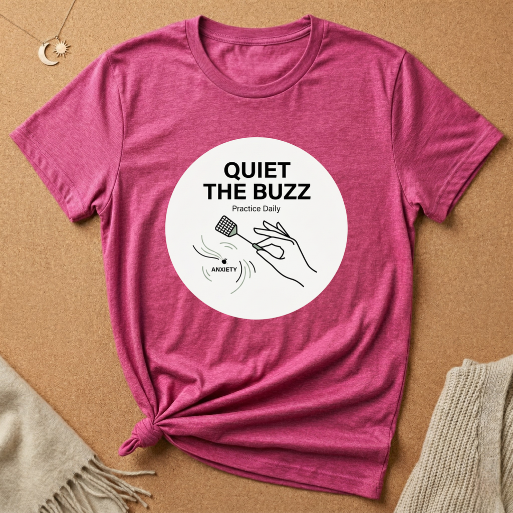 Quiet The Buzz Swatter and Anxiety Fly (Tiny) Tee