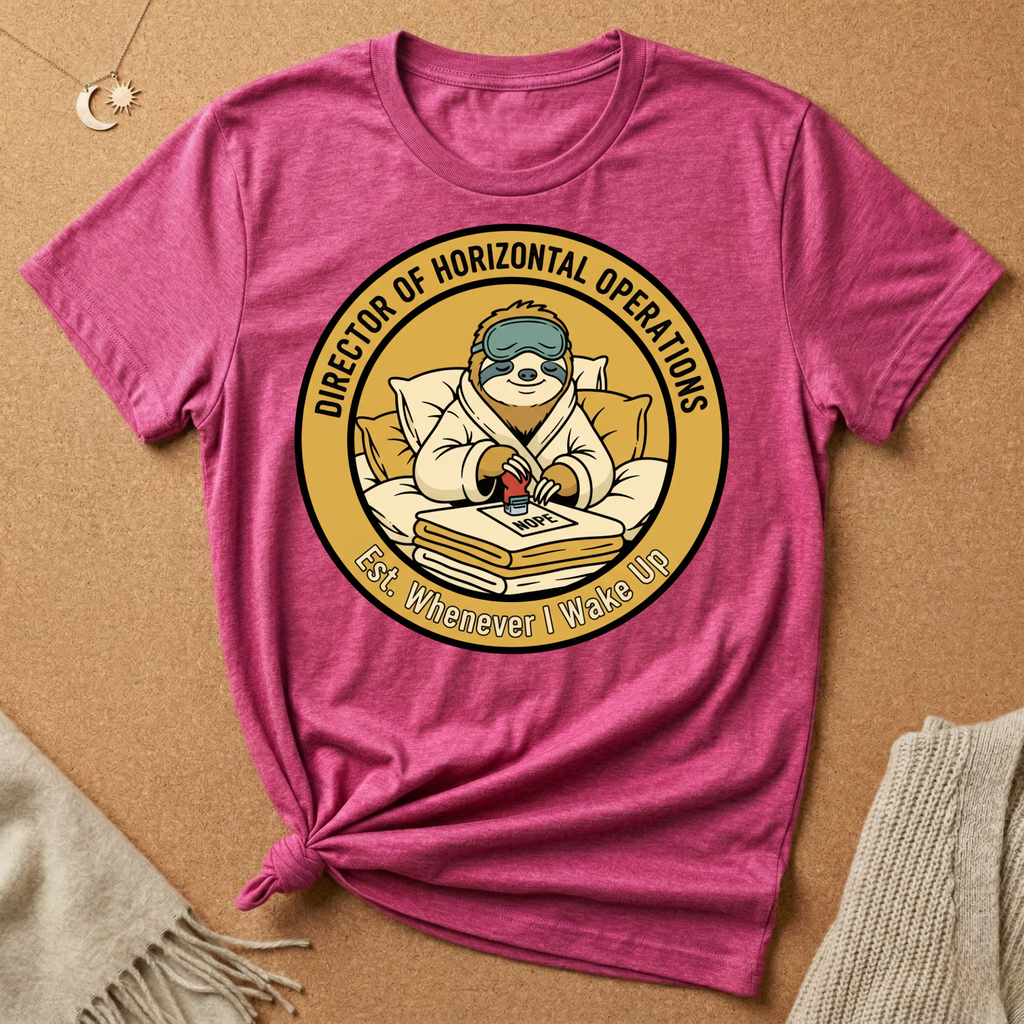 Sloth Director of Horizontal Operations Tee