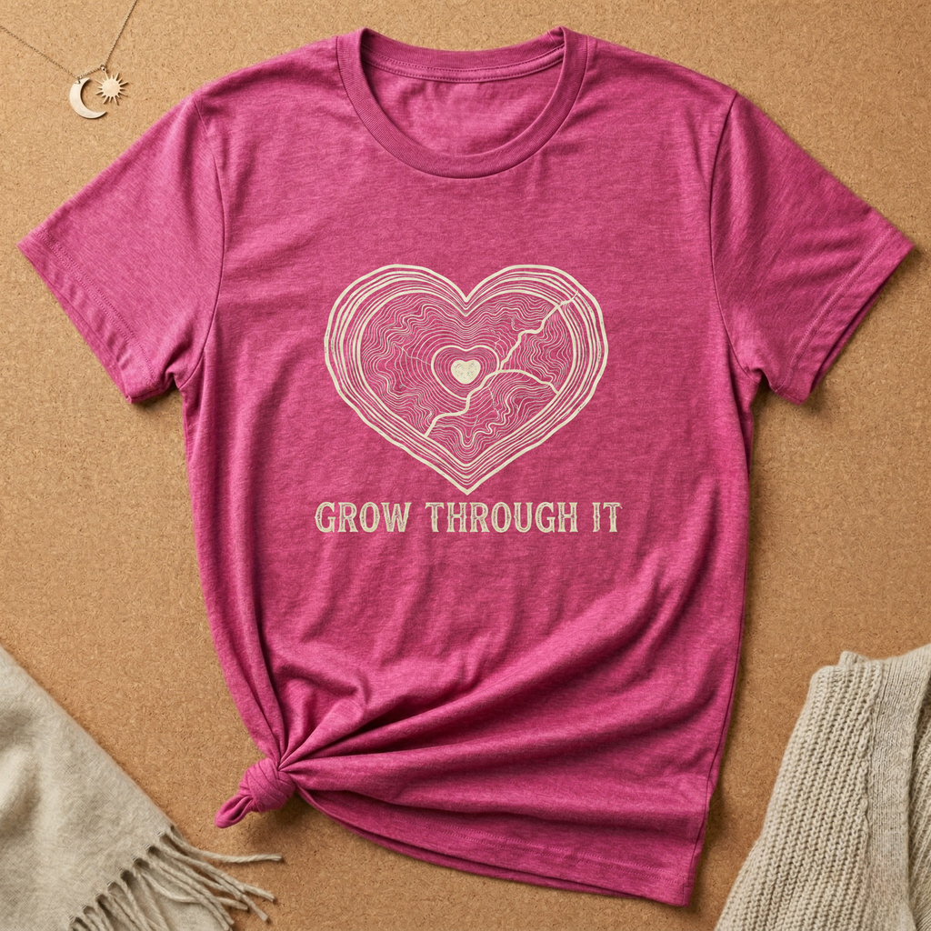 Tree Rings Heart Tee