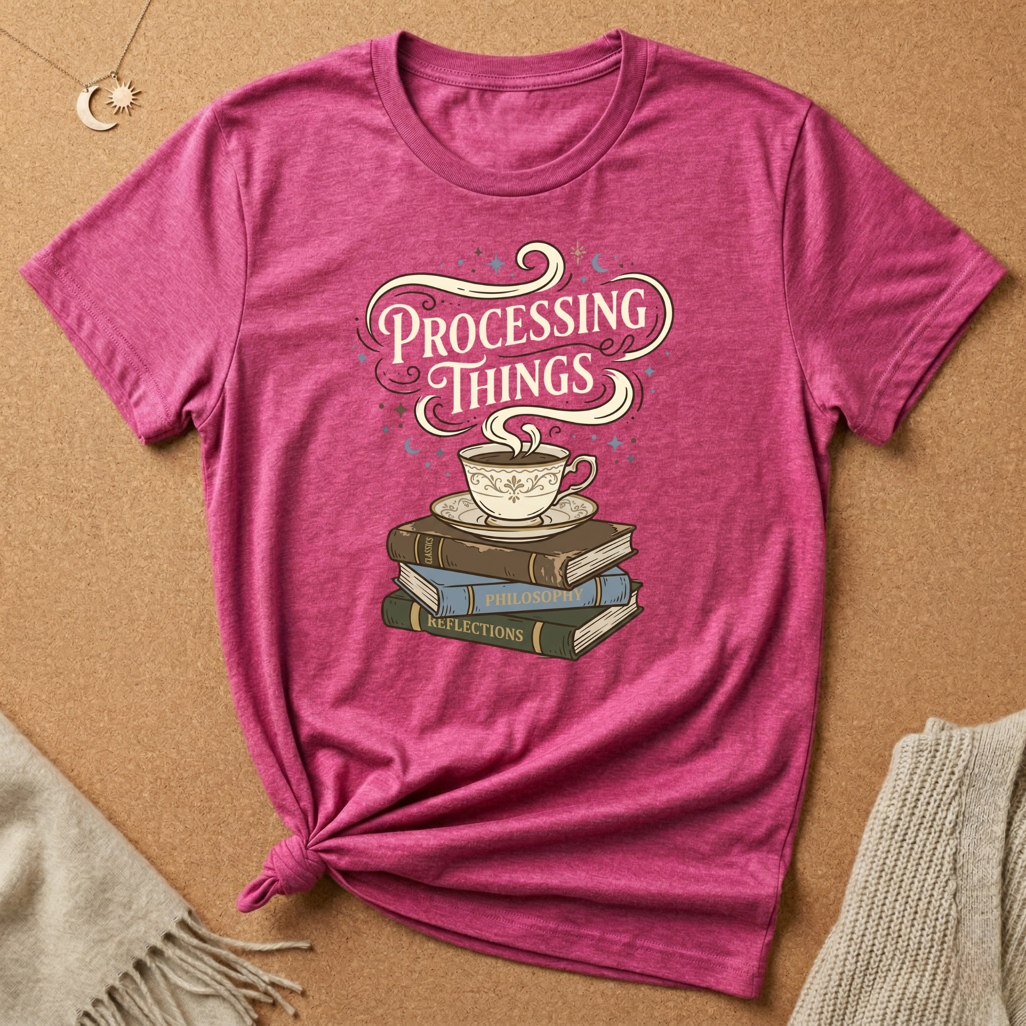 Processing Things Books and Tea Tee