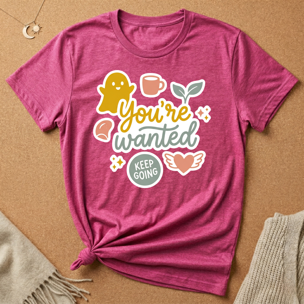 You're Wanted Sticker Enneagram Two Core Want Tee