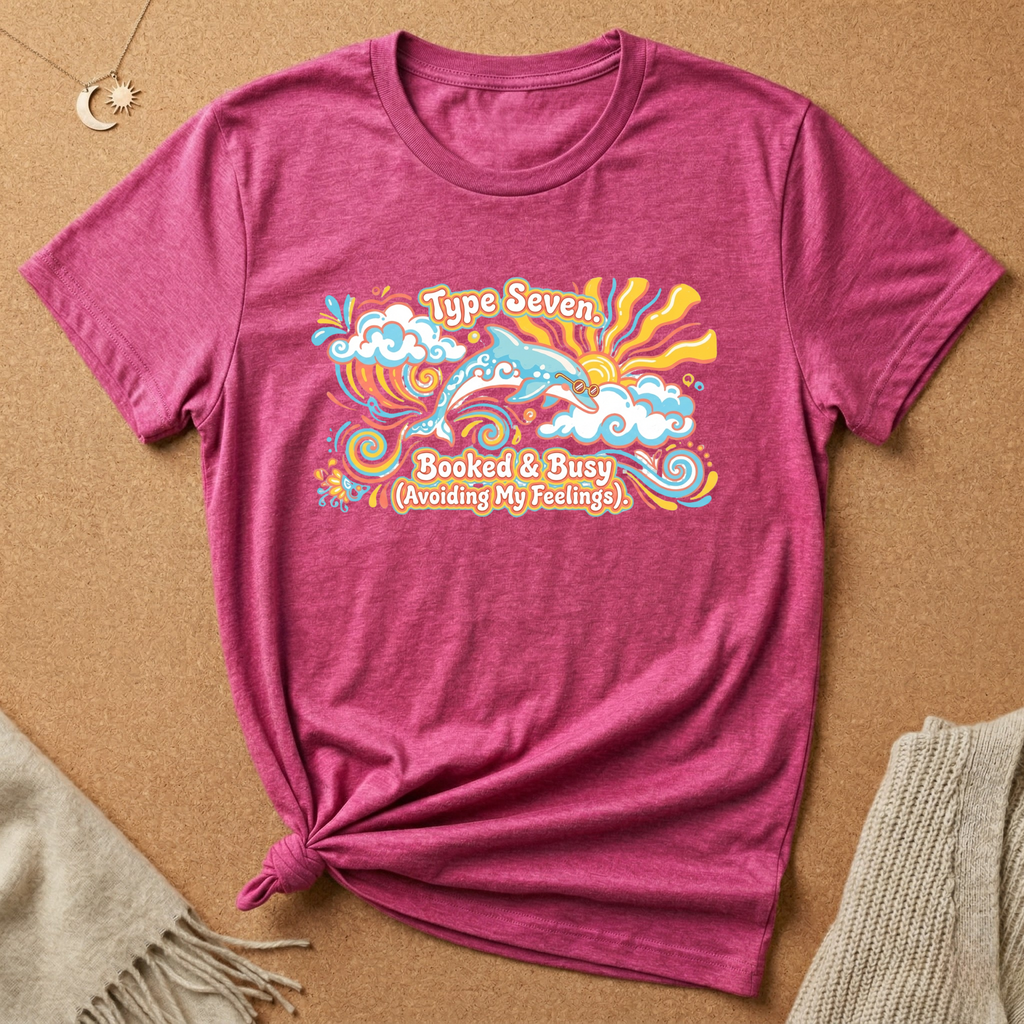 Type Seven. Booked and Busy Tee