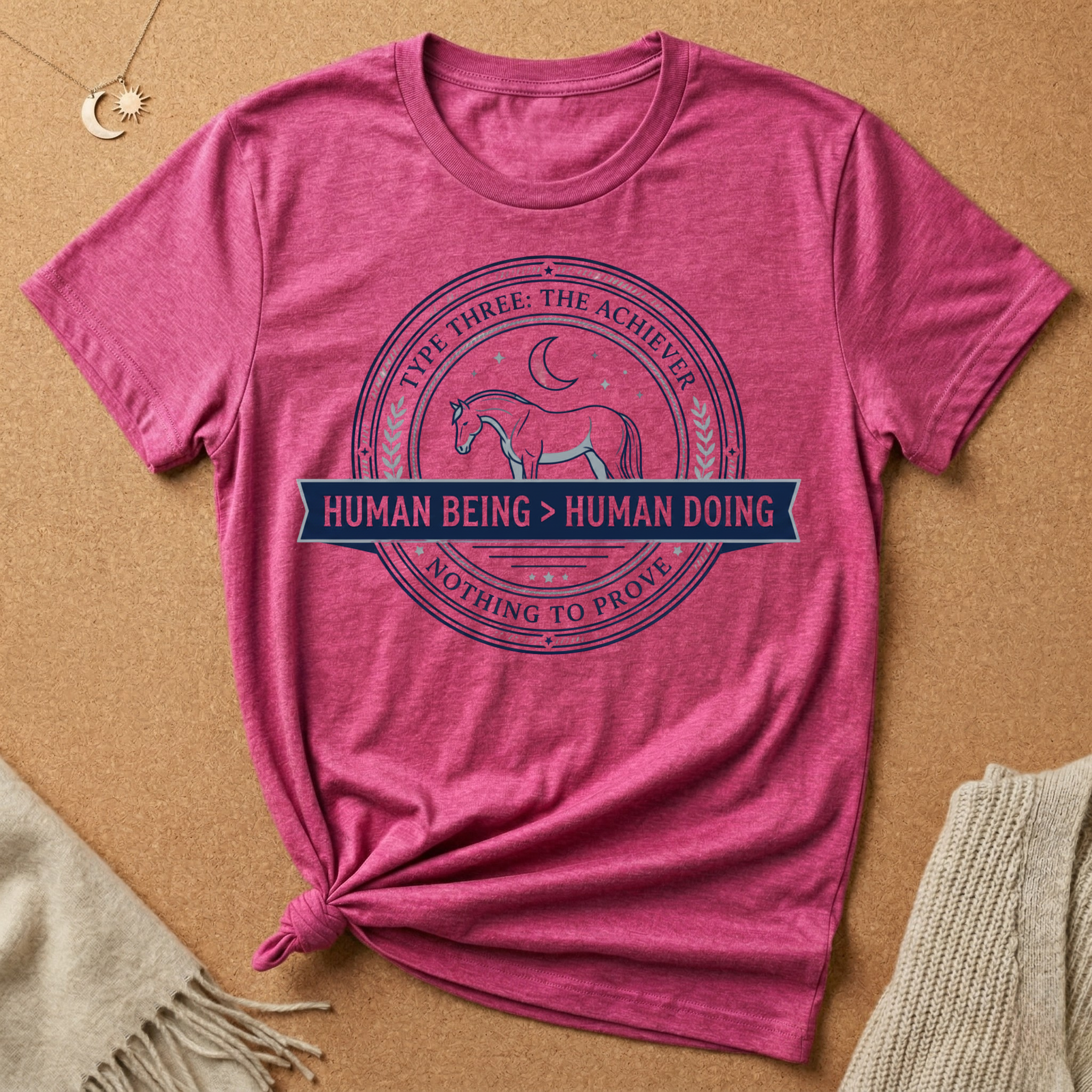 The Achiever Human Being Human Doing Tee