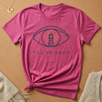 You're Seen Eye with Lighthouse Enneagram Four Core Want Tee
