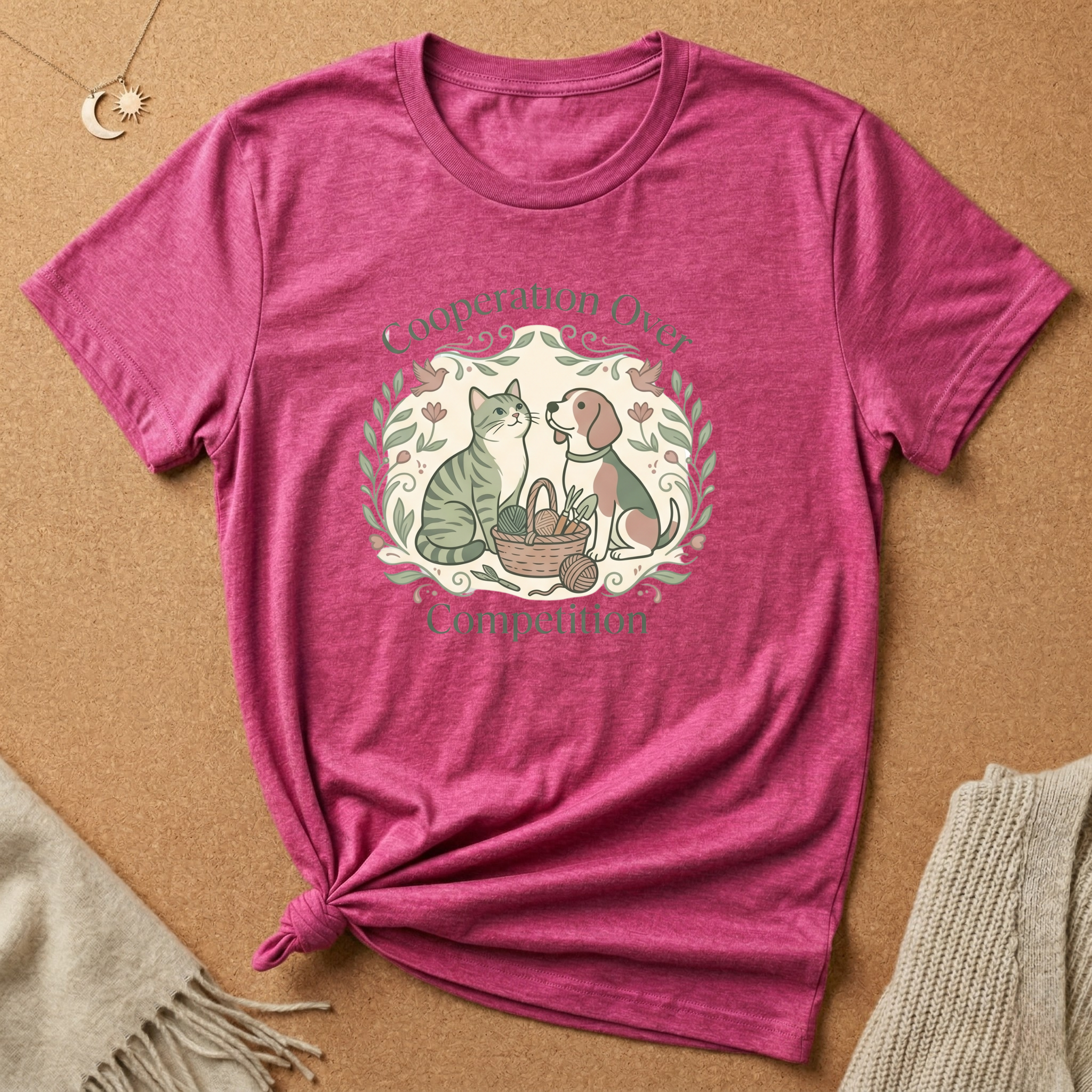 Cooperation Over Competition Tee