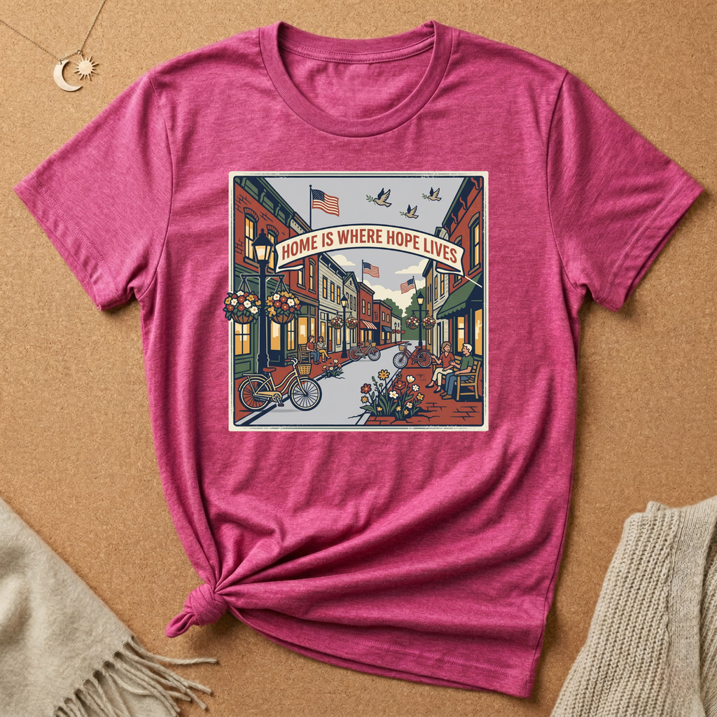 Home Is Where Hope Lives USA Tee