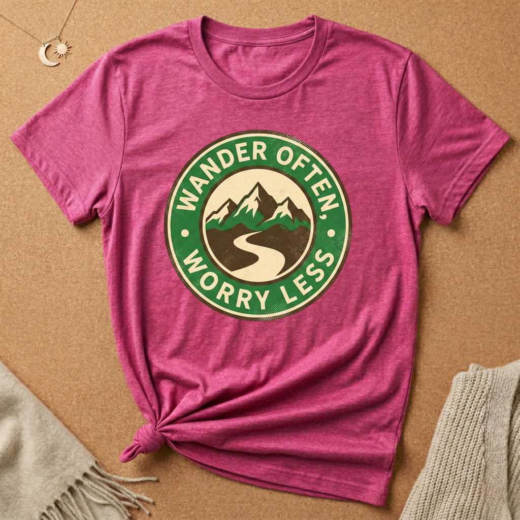 Wander Often, Worry Less Tee