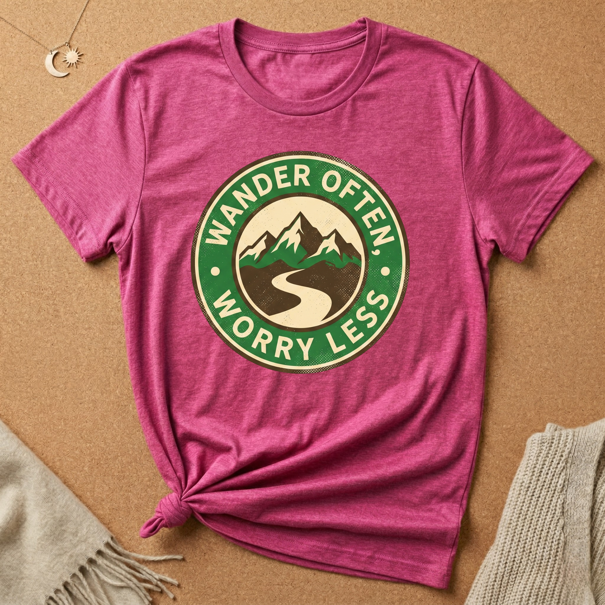 Wander Often, Worry Less Tee