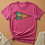 Slightly Stable with Mountains Flag Tee