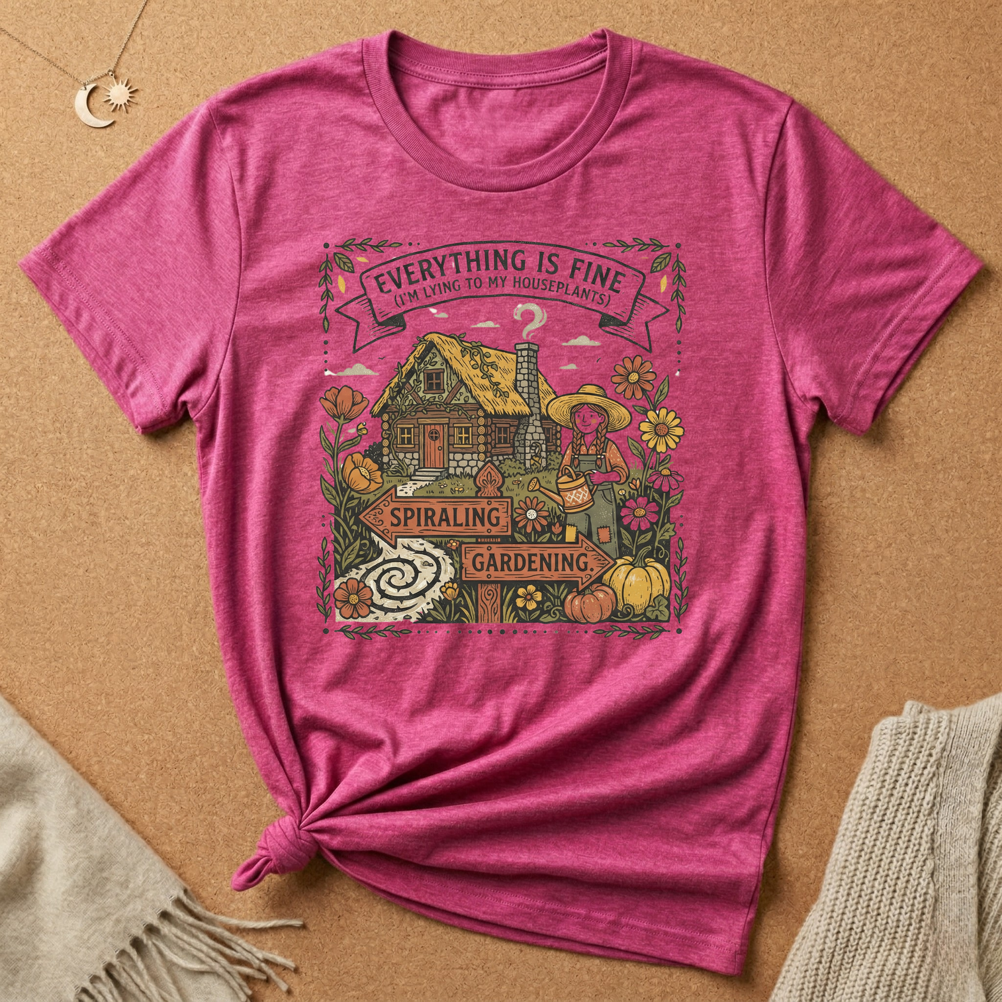 Everything is Fine (I'm lying to my Houseplants) Tee