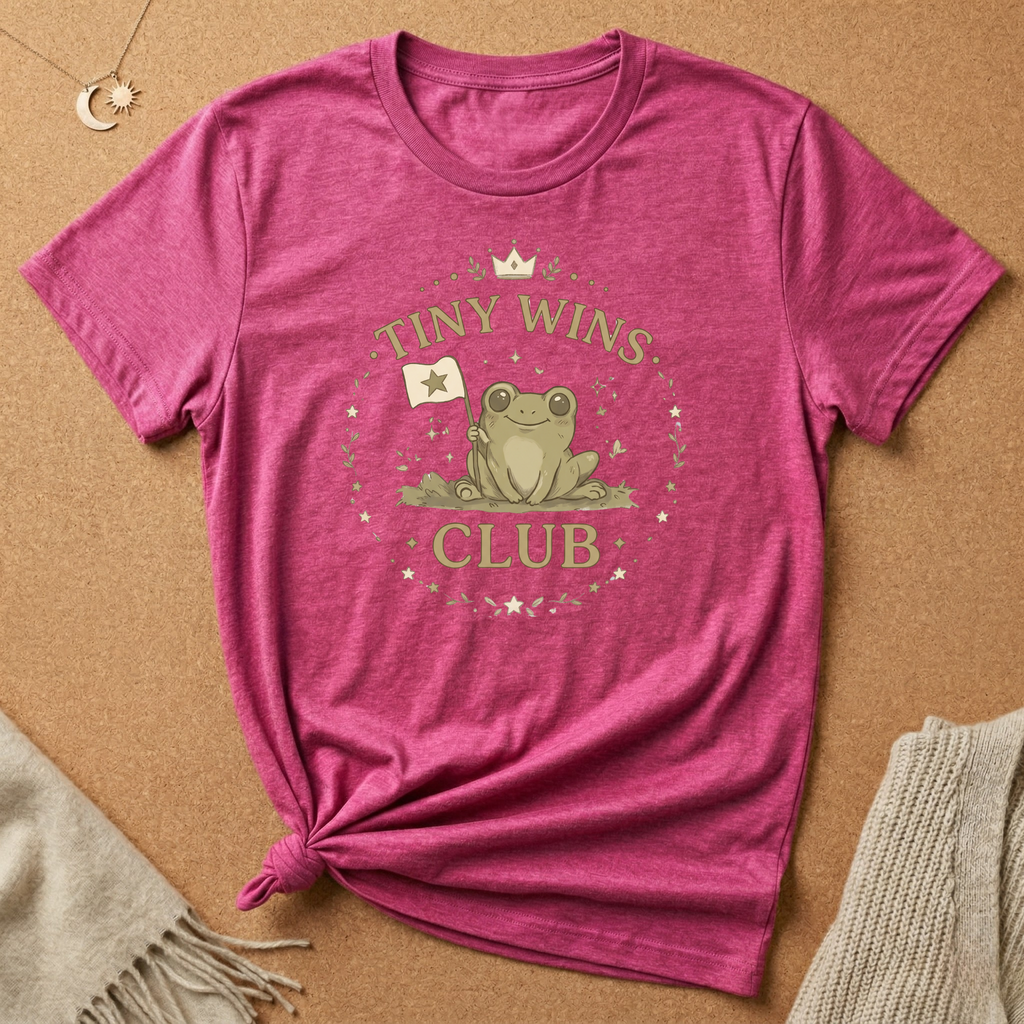 Tiny Wins Cute Frog Tee
