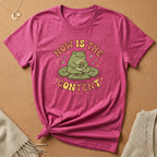 Now Is the Content Frog Tee