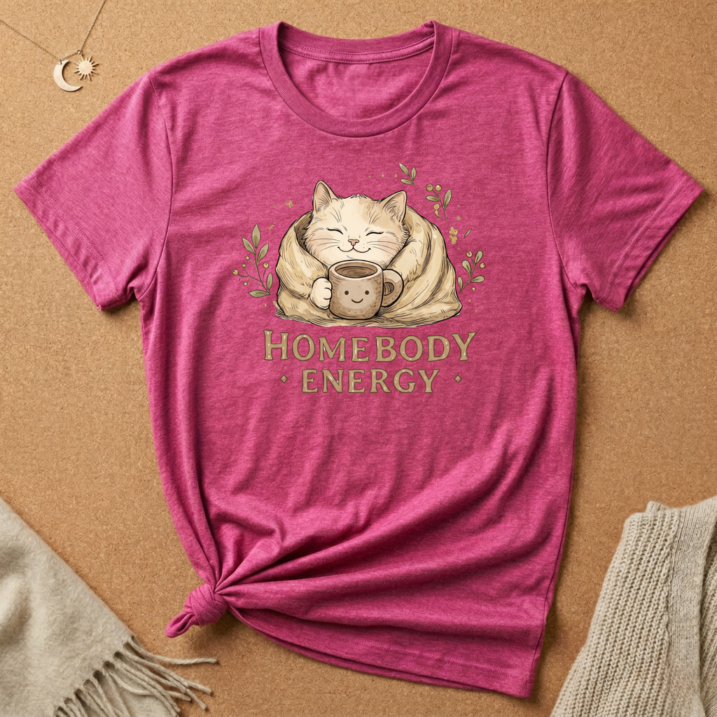 Homebody Energy Cat Tee