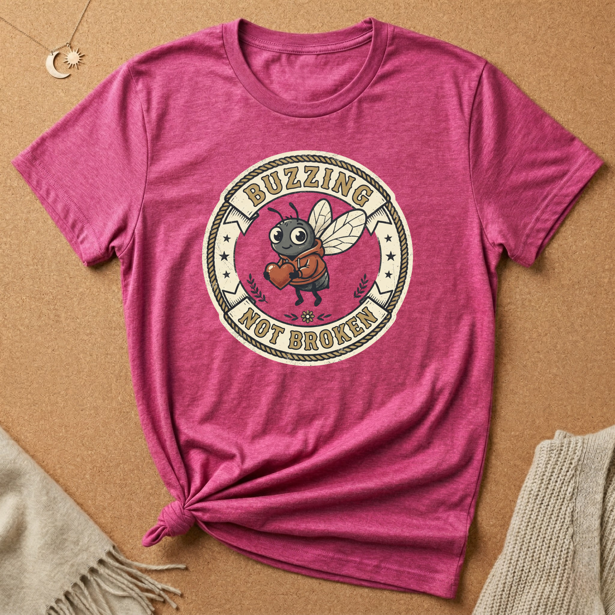 Buzzing Not Broken Tee