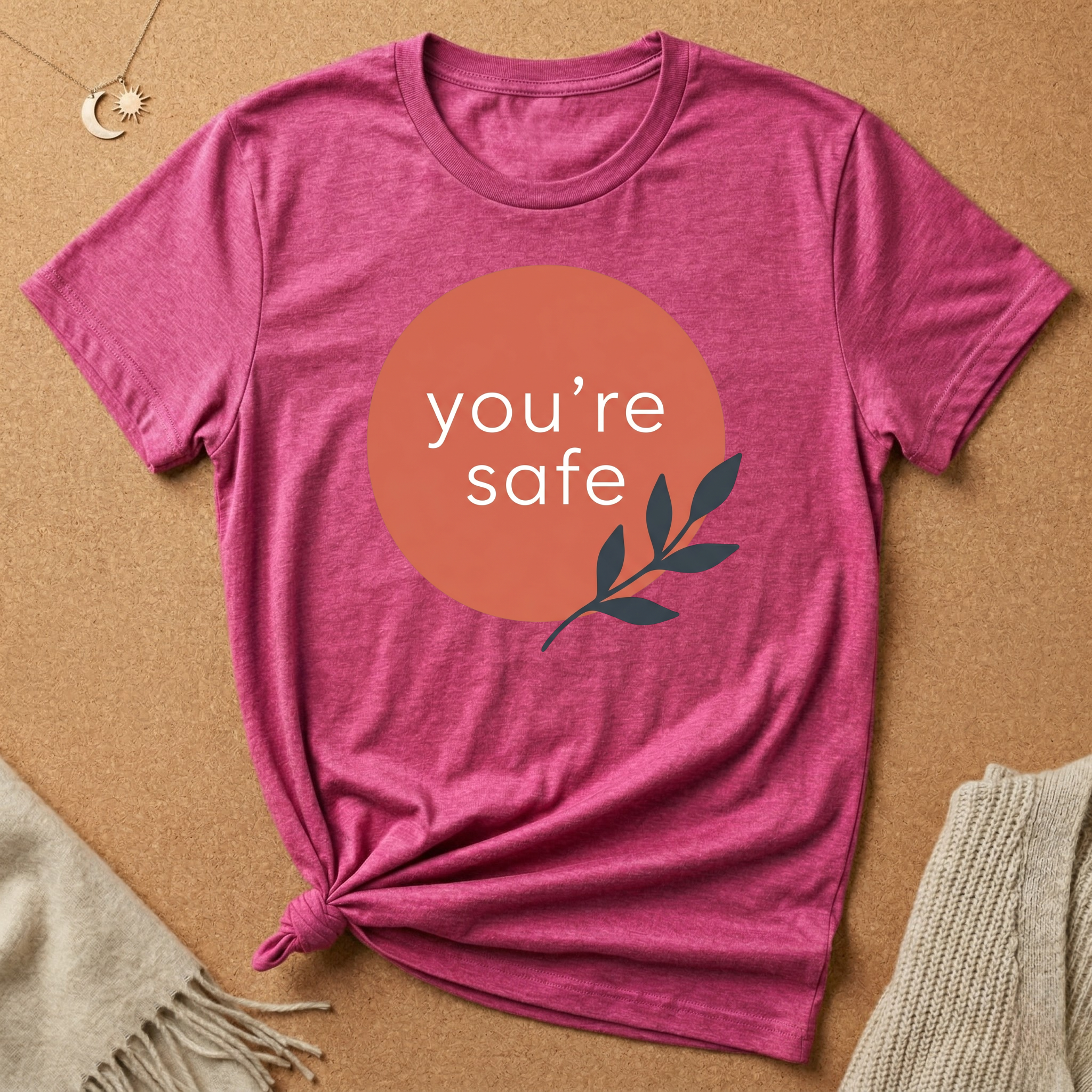 You're Safe with Olive Branch Tee