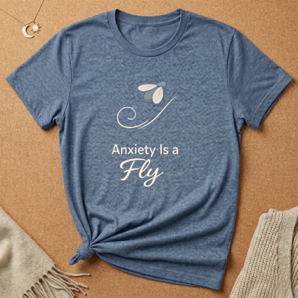 Anxiety Is A Fly Logo Tee