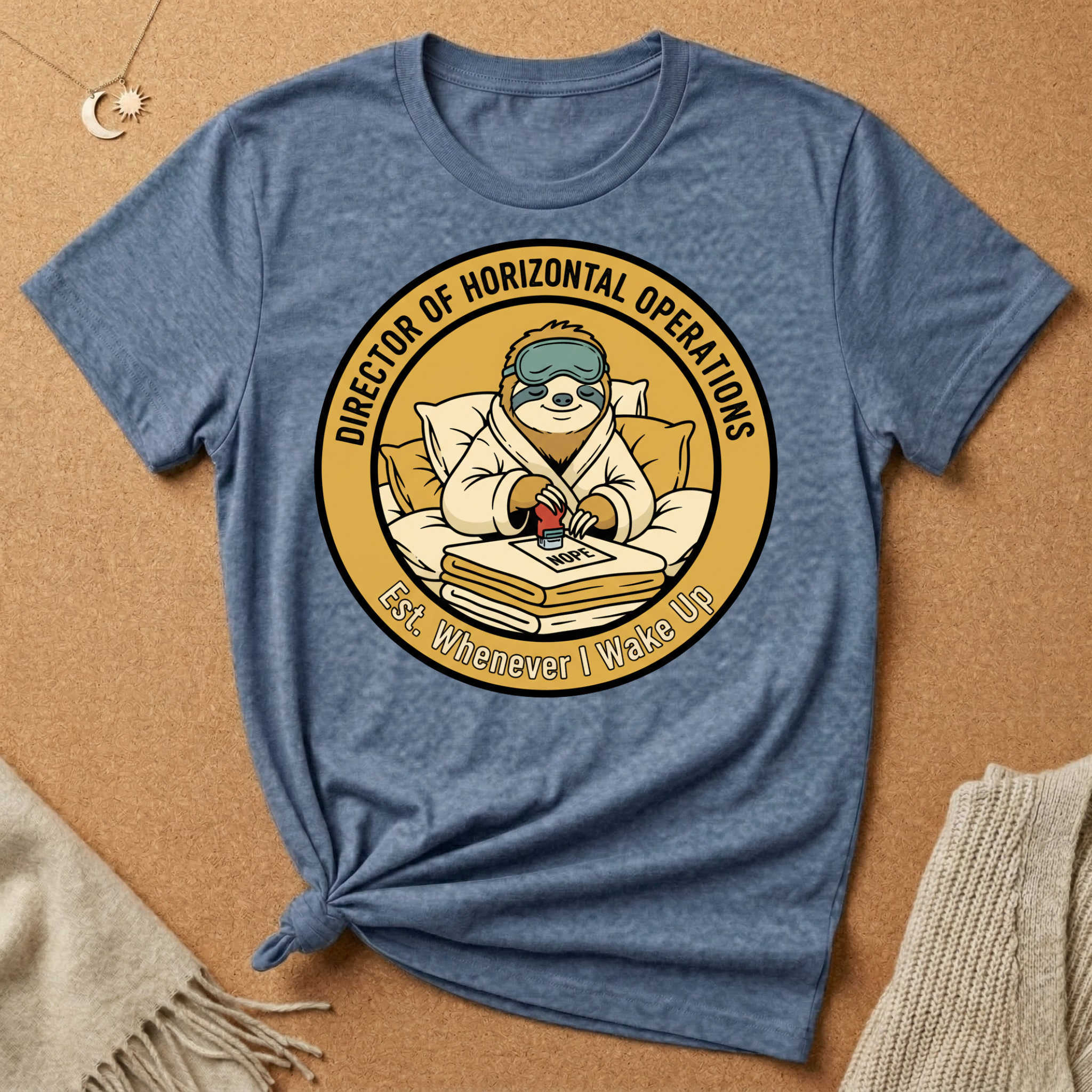 Sloth Director of Horizontal Operations Tee