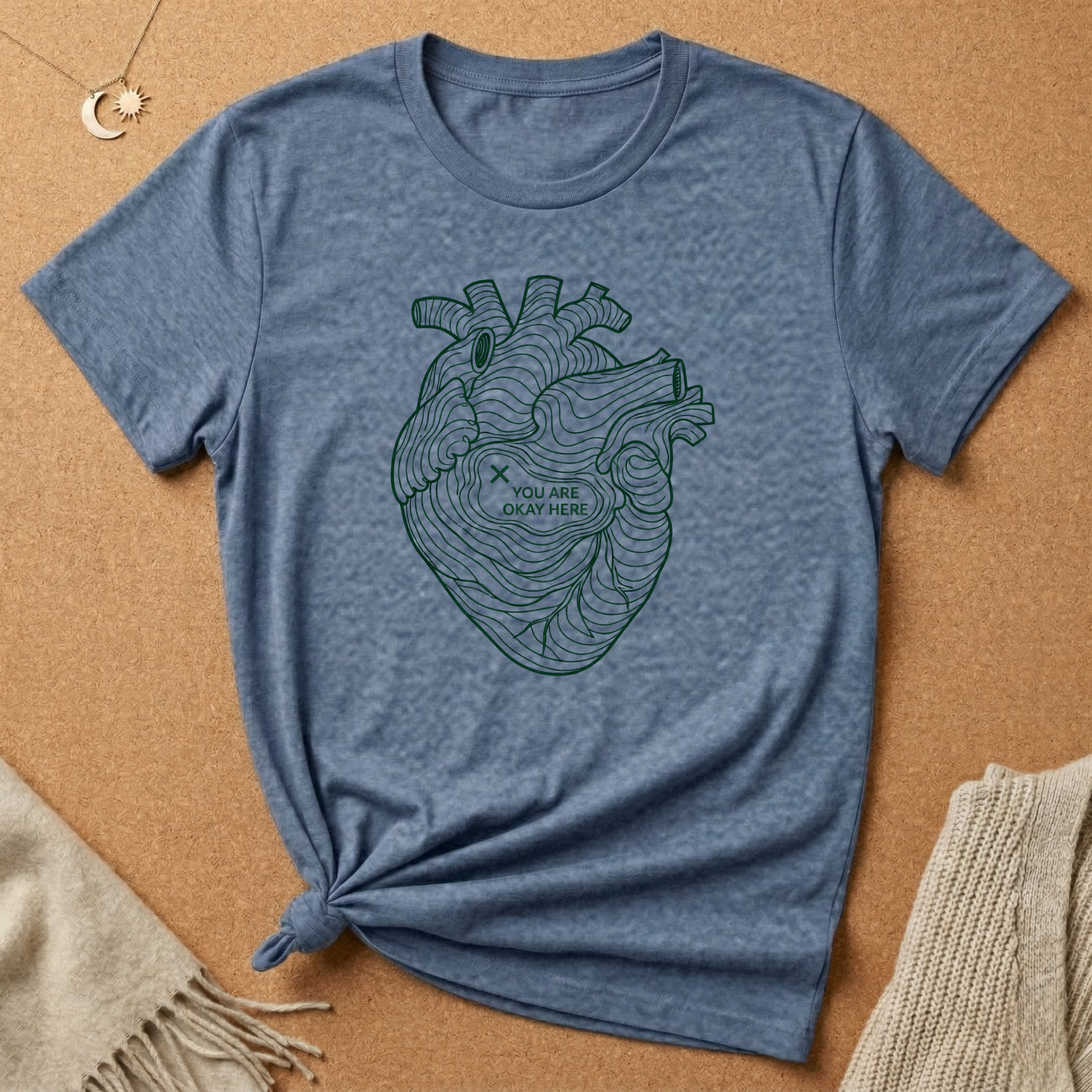 Anatomical Heart Topography Tee