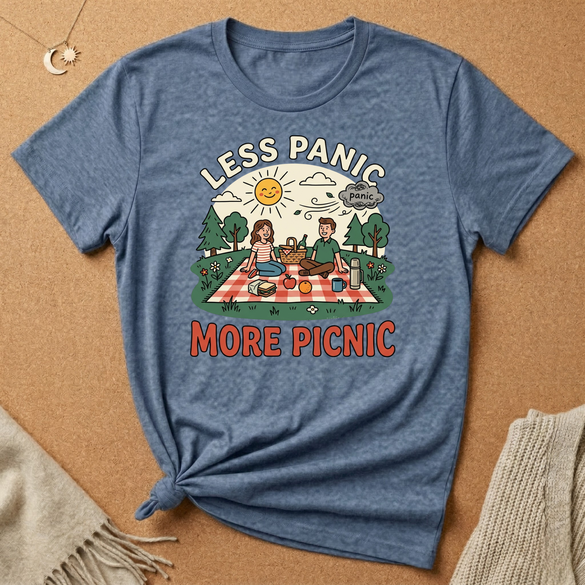 Less Panic, More Picnic Tee