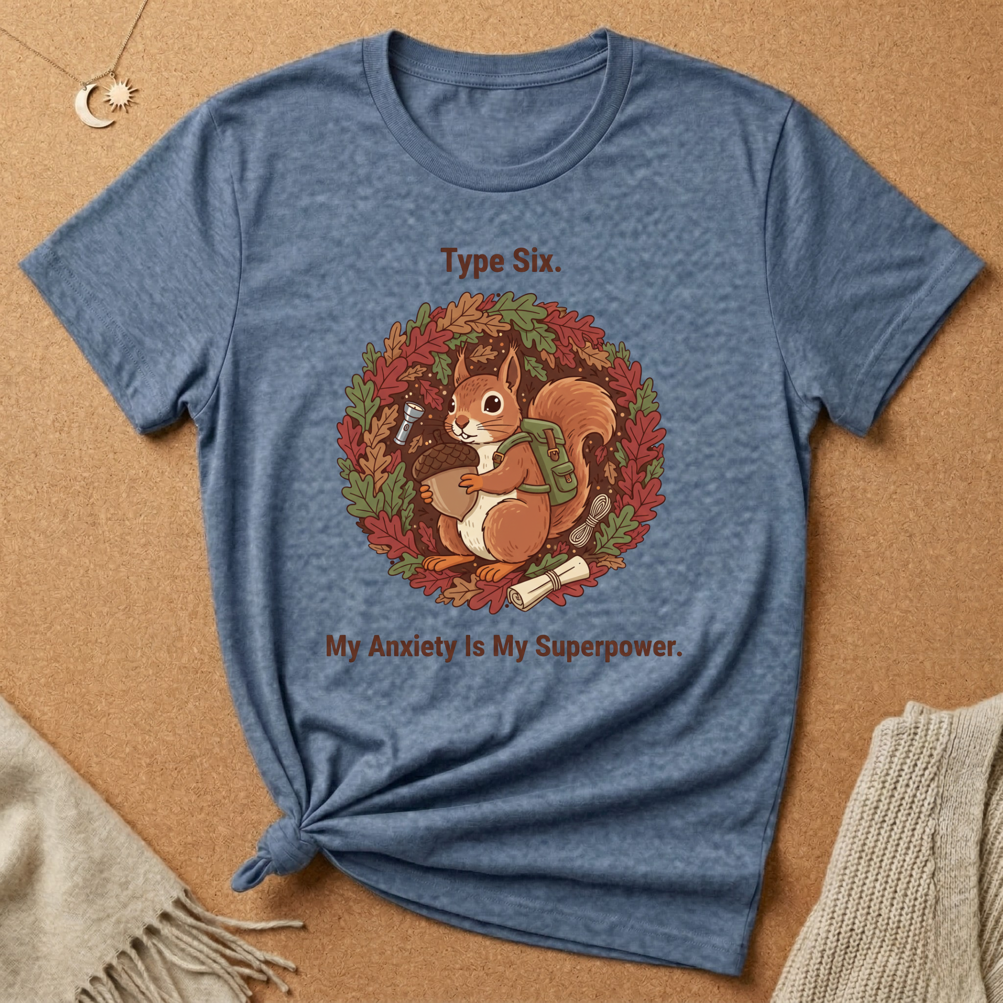 Type Six. My Anxiety Is My Superpower Tee