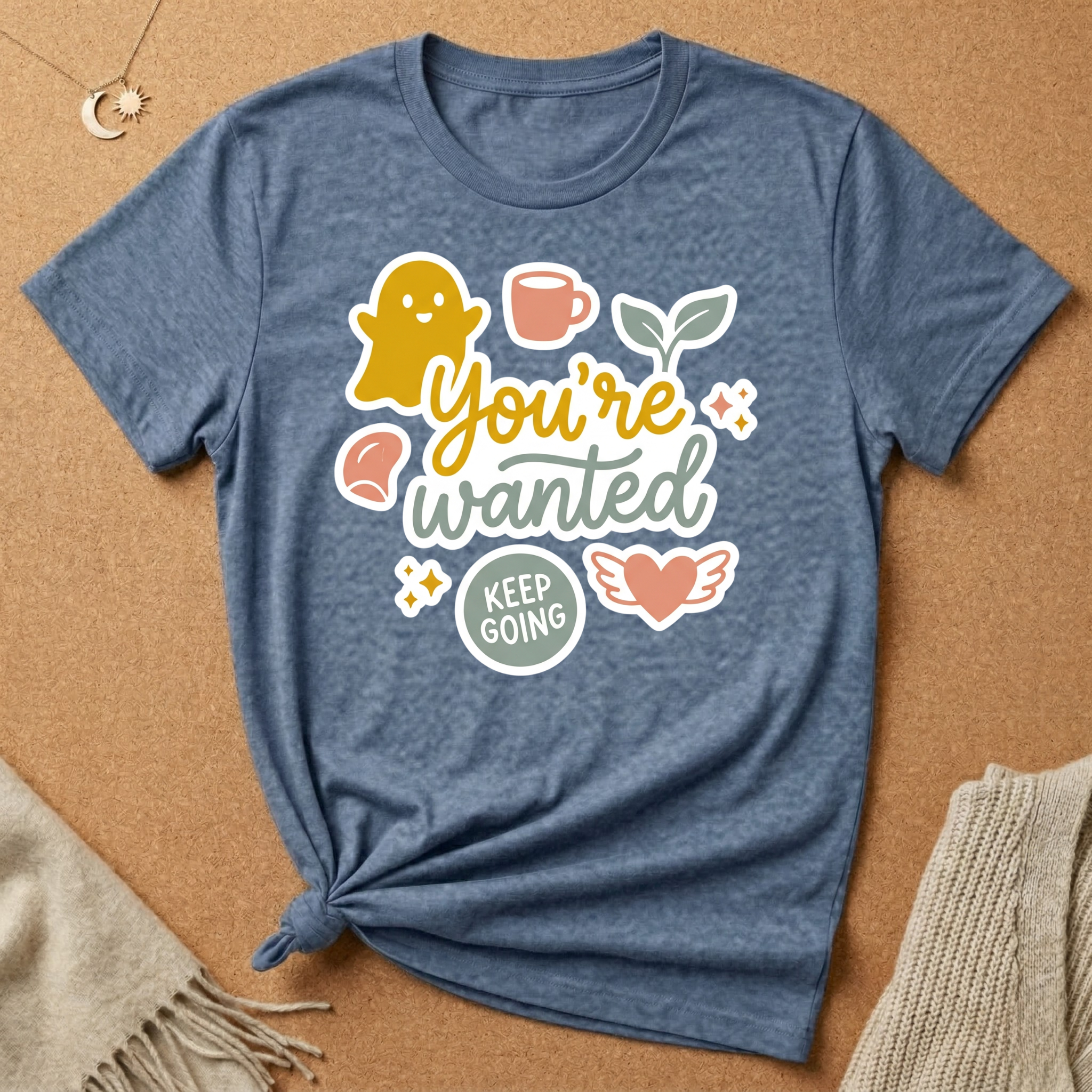 You're Wanted Sticker Enneagram Two Core Want Tee