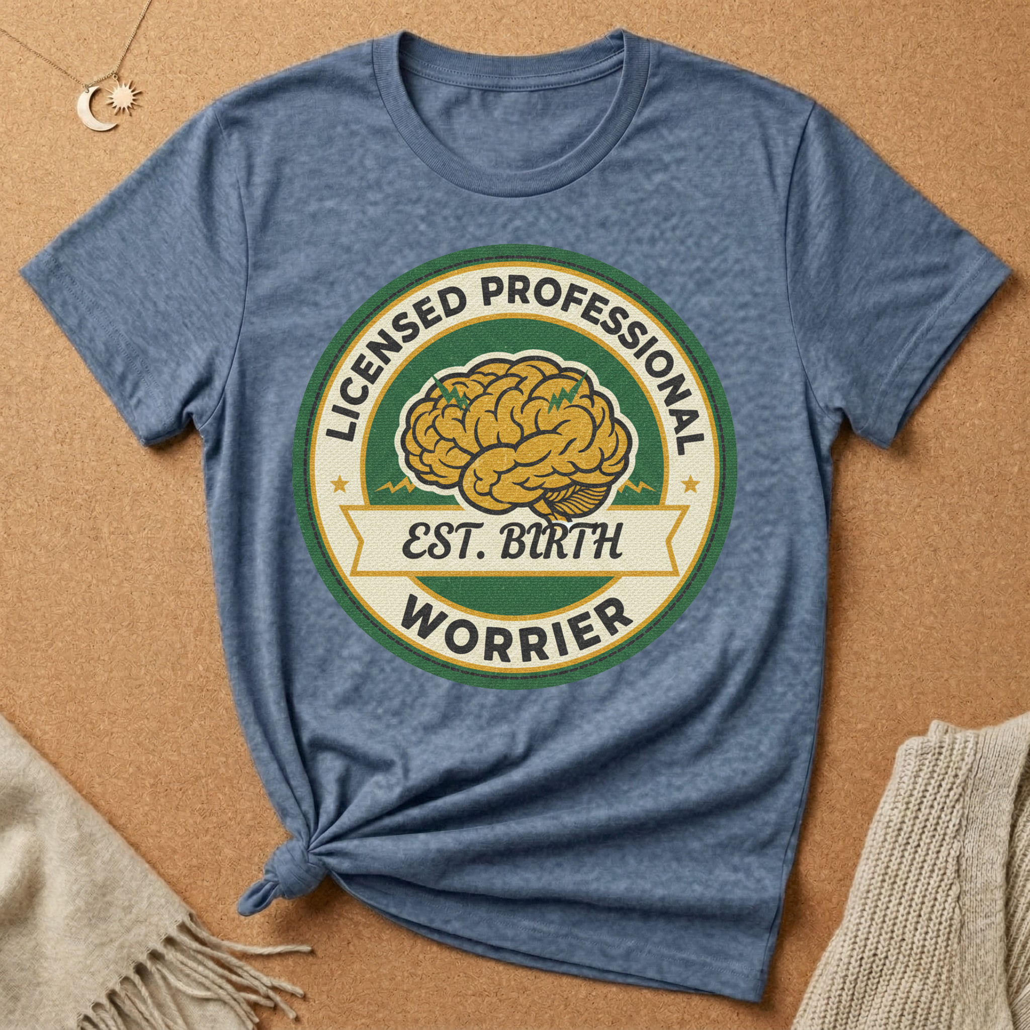 Licensed Professional Worrier Est. Birth Tee