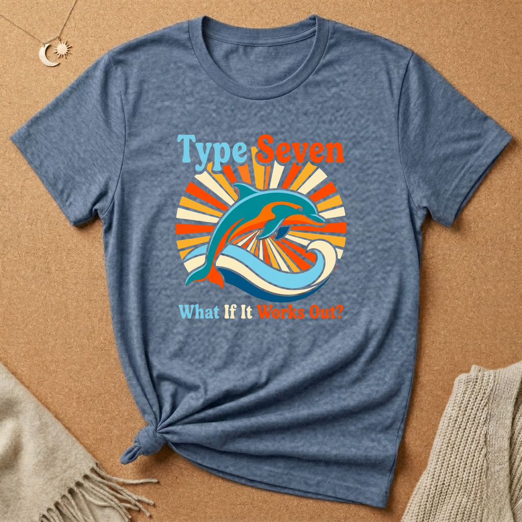 Enneagram Type 7 What If It Works Out? Dolphin Tee
