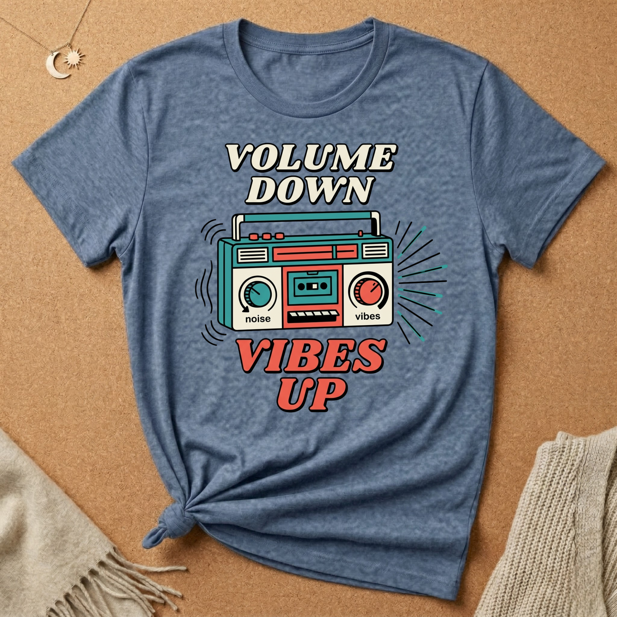 Volume Down, Vibes Up Tee