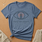 You're Seen Eye with Lighthouse Enneagram Four Core Want Tee