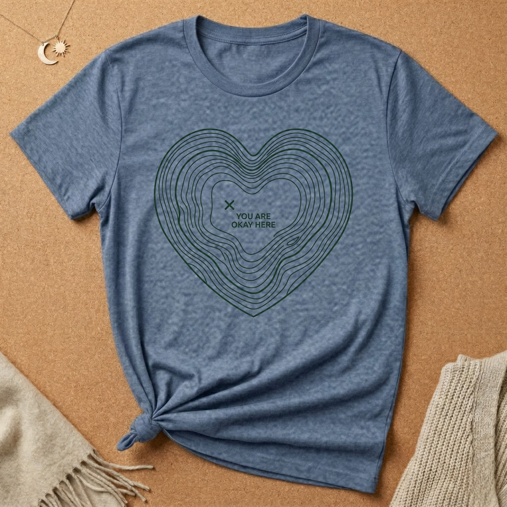Heart Topography Tee