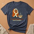 Send Noodles Social Battery in Blanket Tee