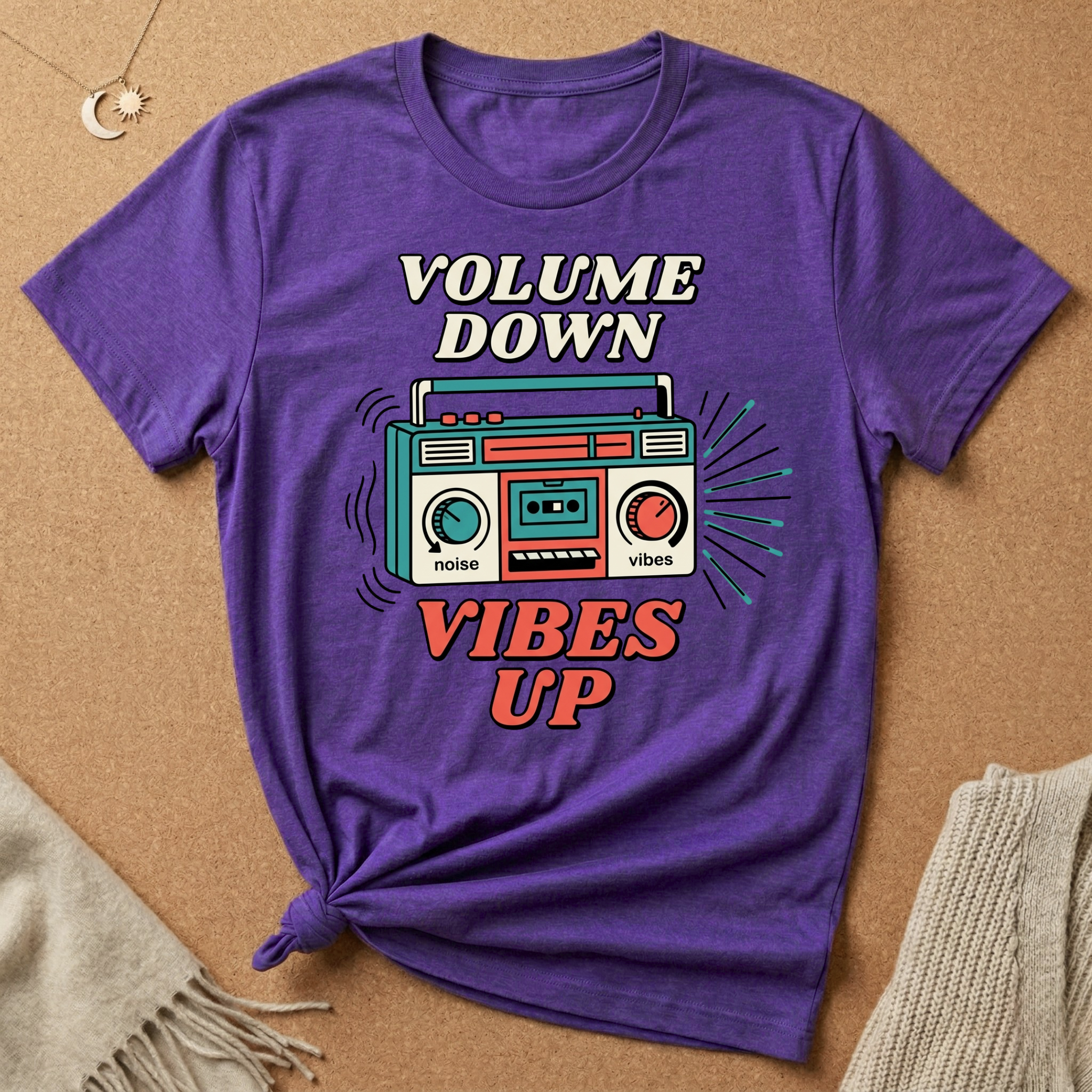 Volume Down, Vibes Up Tee