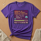 Dungeon of Dread Cleared: Morning Routine Game Tee