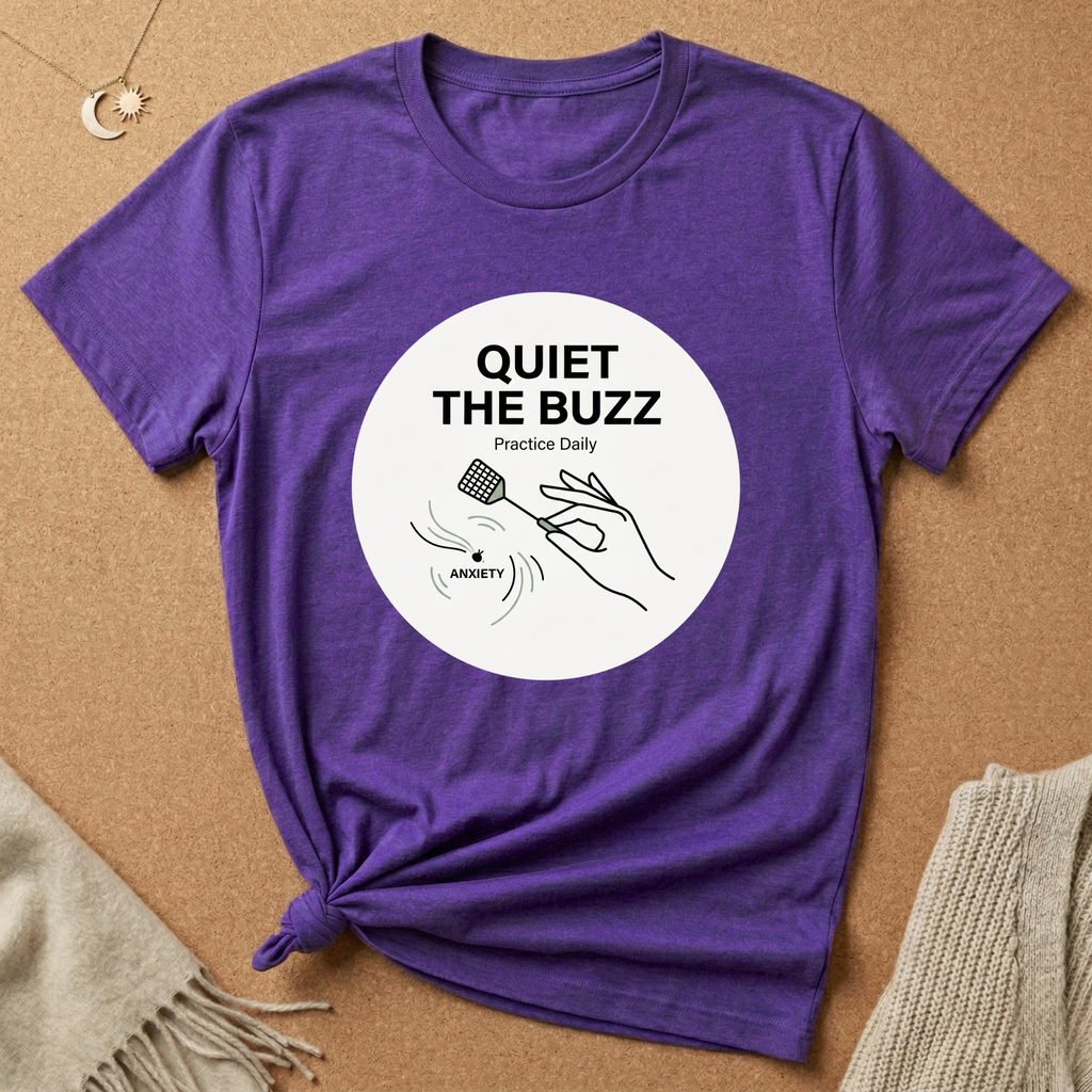 Quiet The Buzz Swatter and Anxiety Fly (Tiny) Tee