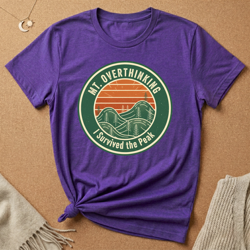 Mt. Overthinking: I Survived the Peak Tee