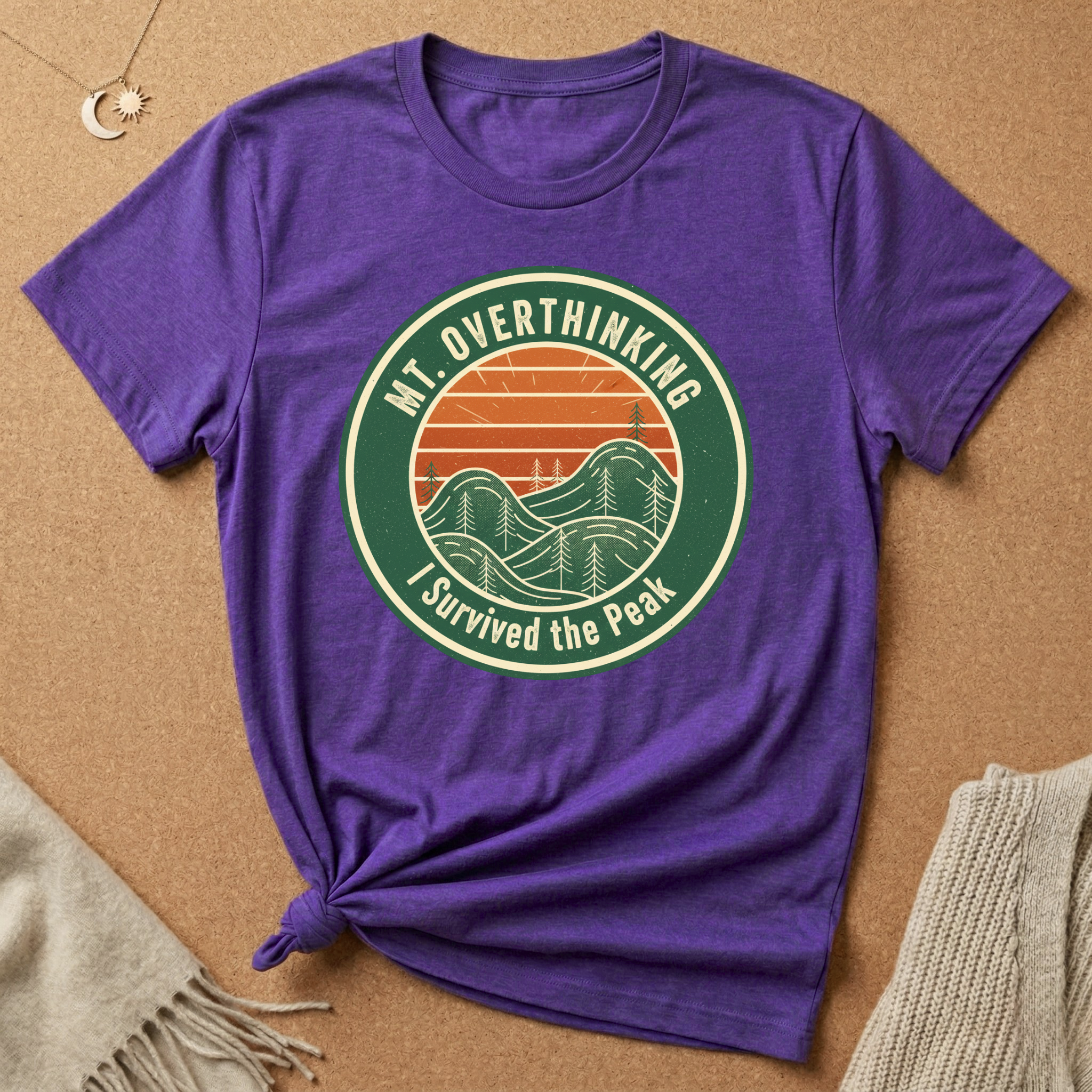 Mt. Overthinking: I Survived the Peak Tee