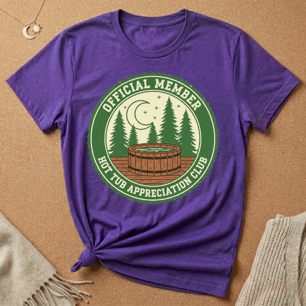 Official Member Hot Tub Appreciation Club Tee