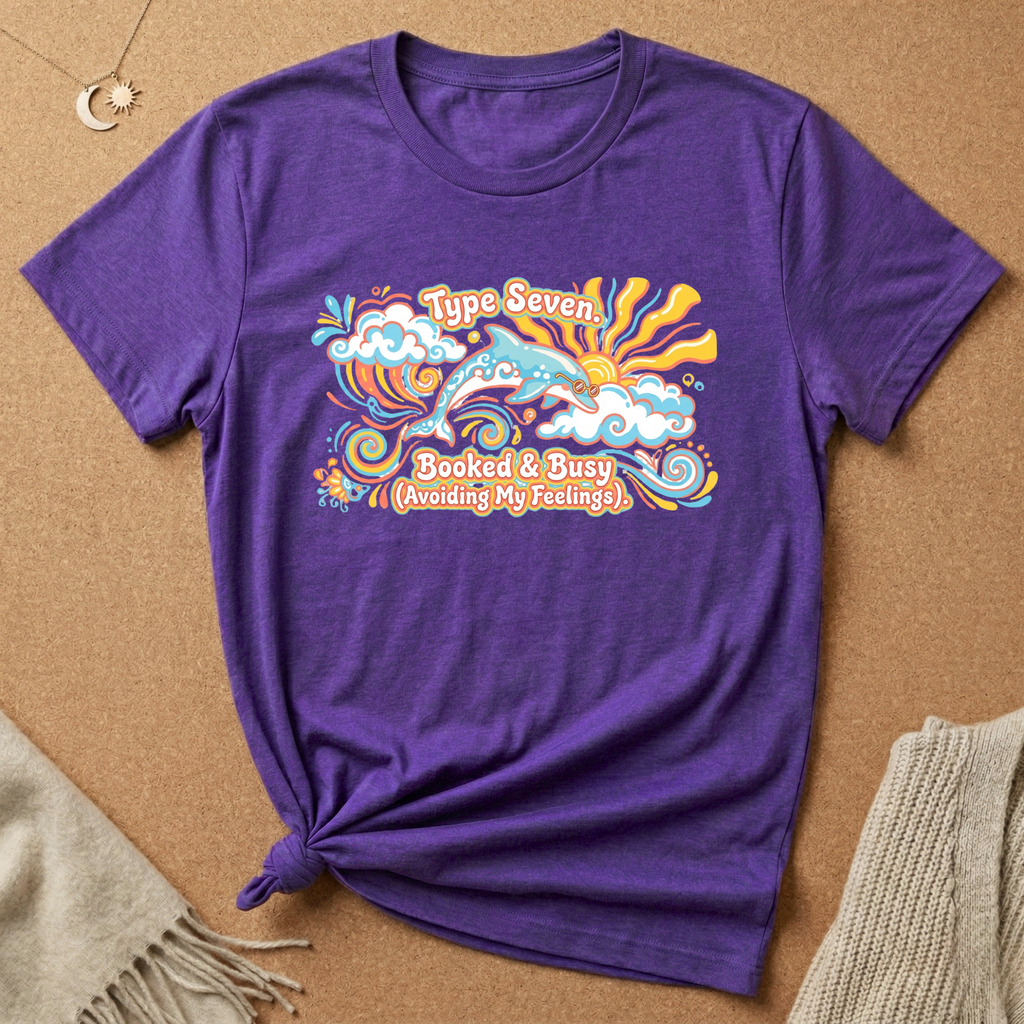 Type Seven. Booked and Busy Tee