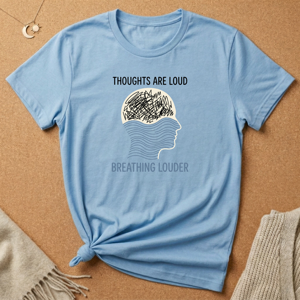 Thoughts are Loud, Breathing Louder Tee