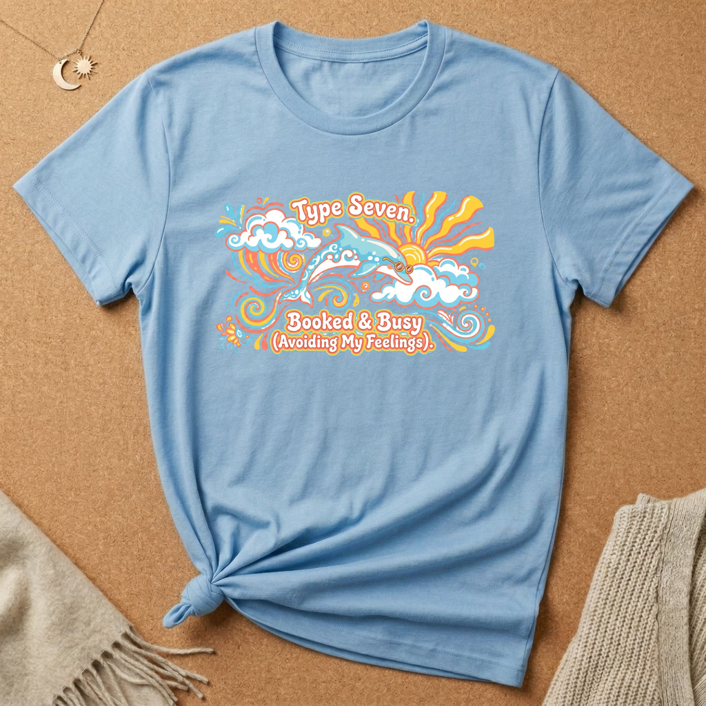Type Seven. Booked and Busy Tee