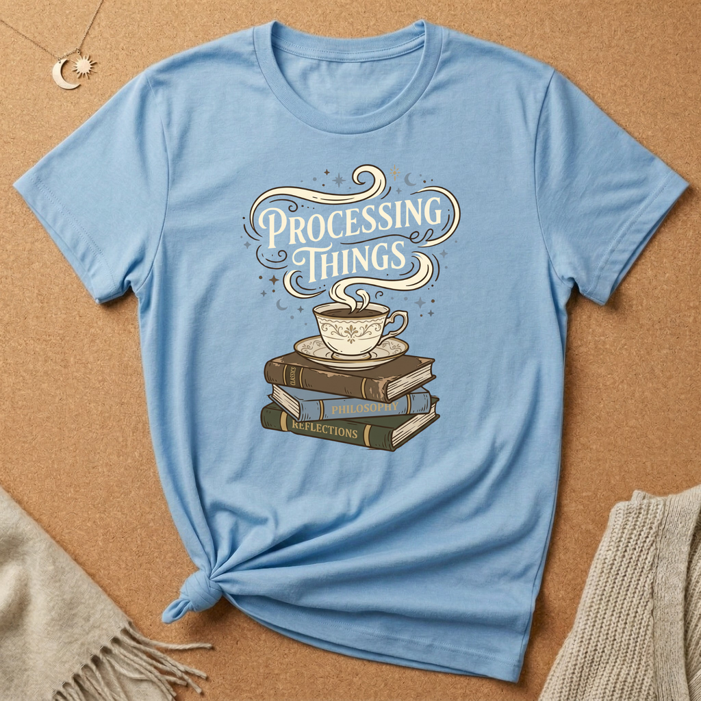 Processing Things Books and Tea Tee