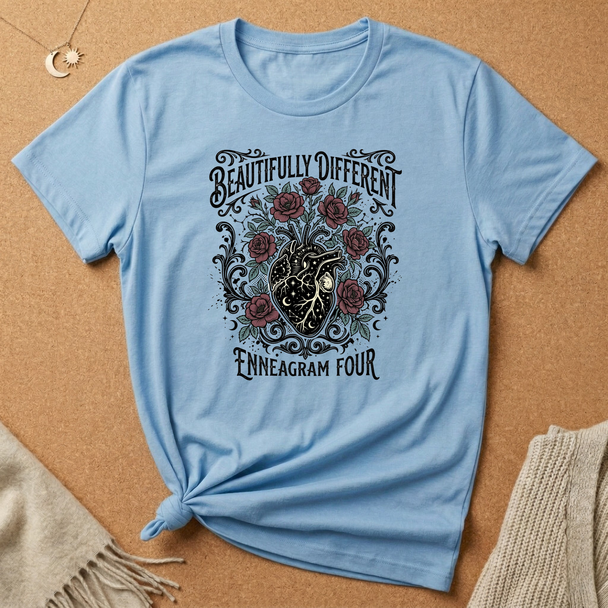 Enneagram Four Beautifully Different Tee